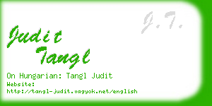 judit tangl business card